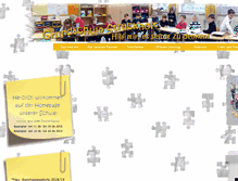 Tablet Screenshot of grundschule-strackholt.de